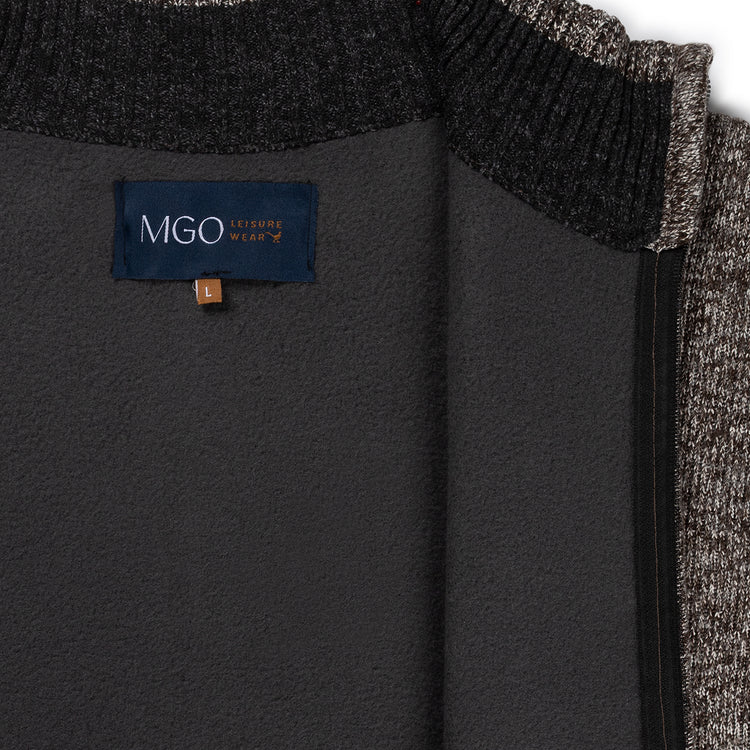 Patrick Men - Outdoor Vest - Fleece - Dark Brown DCI