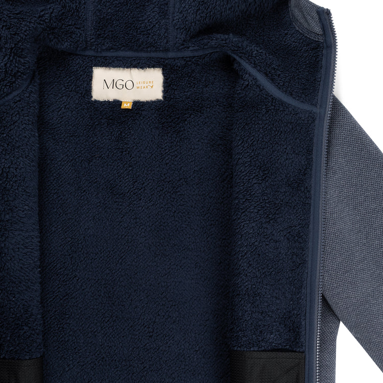 Macy Women - Outdoor cardigan - Fleece - Navy DCI