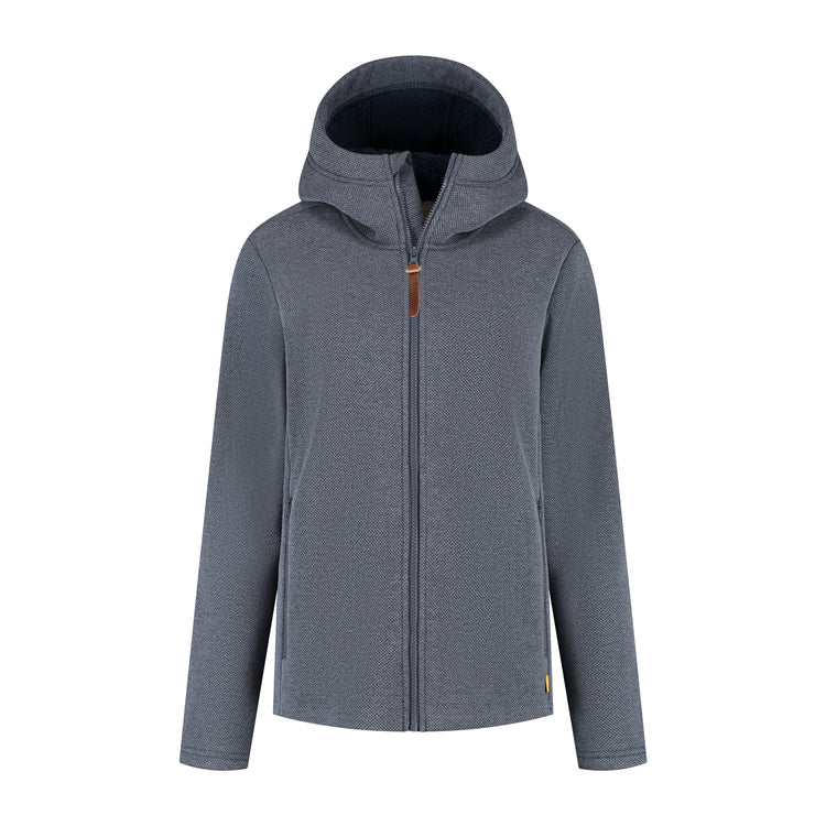 Macy Women - Outdoor cardigan - Fleece - Navy F