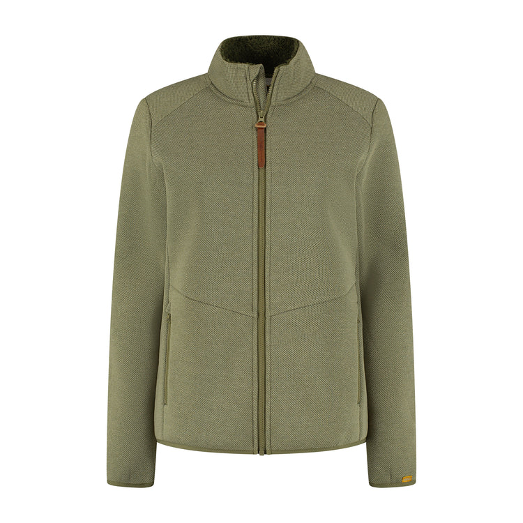 June Women - Outdoor Vest - Teddy Lining - Green F