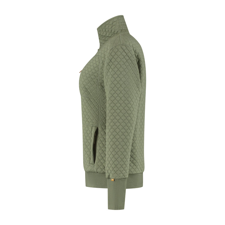 Flo Women - Outdoor cardigan - Green L