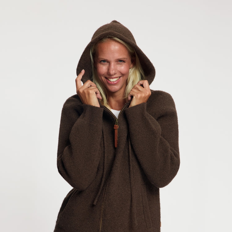 Nele Women - Outdoor Vest - Dark Brown MV2