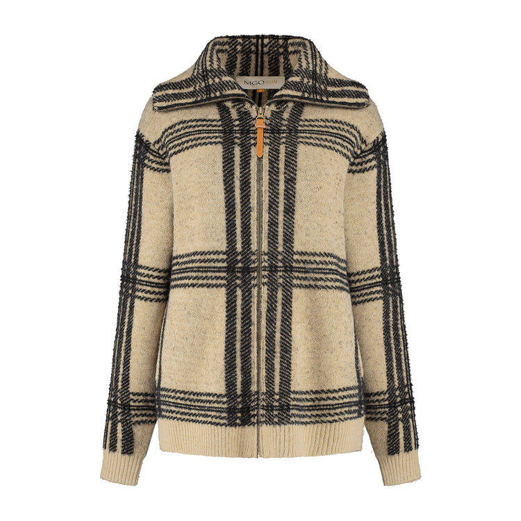 Yana Women - Knitted Outdoor Vest - Sand F