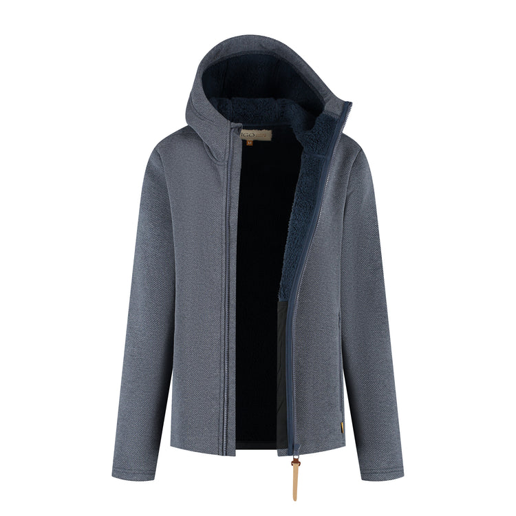 Macy Women - Outdoor cardigan - Fleece - Navy CVO