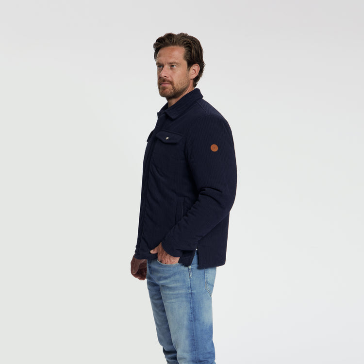 Stan Men - Shacket - Lined Jacket - Navy MV2