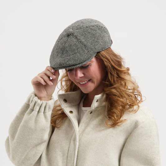 Wooler Dark Wooler Men - Cap - Wool - Grey MV
