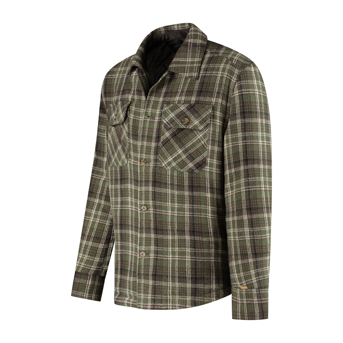 Duke Men - Shacket - Lightweight jacket - Padded shirt - Green FL