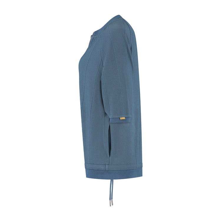 Yule Women - Cardigan - Short sleeves - Blue L