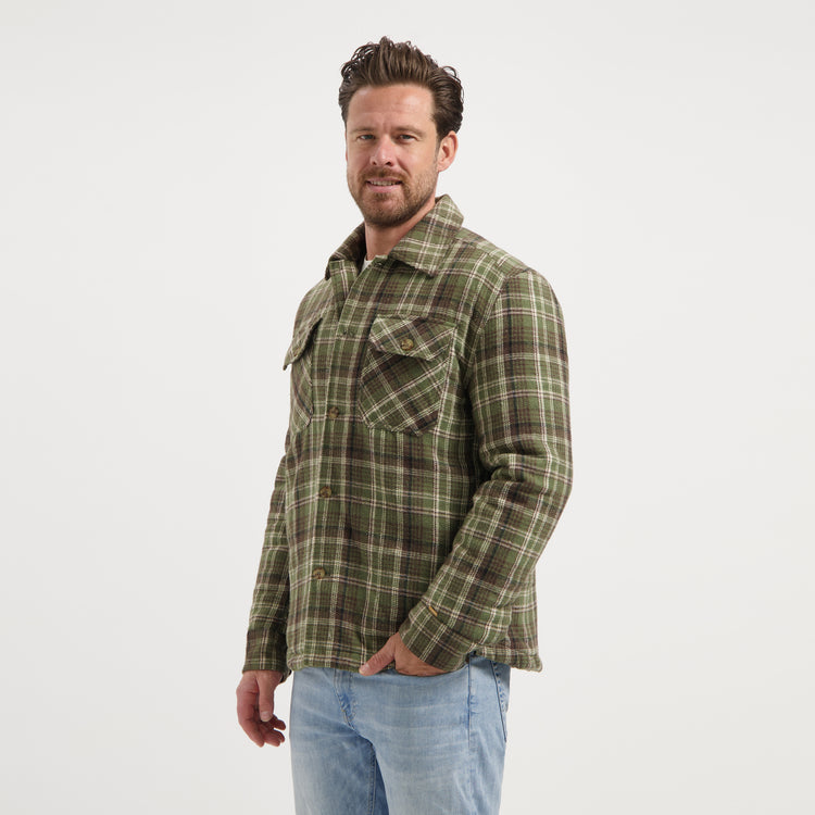 Duke Men - Shacket - Lightweight jacket - Padded shirt - Green MV