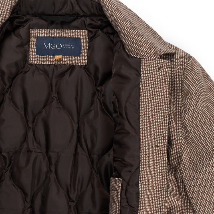 Duke Men - Shacket - Lightweight jacket - Padded shirt - Brown DCI