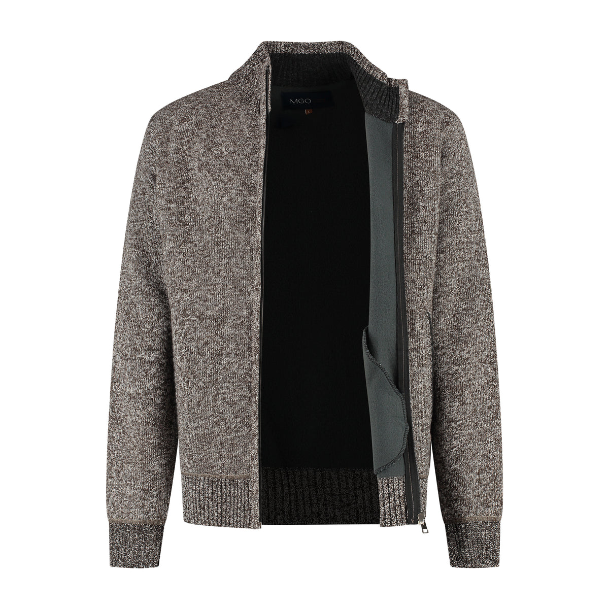 Patrick Men - Outdoor Vest - Fleece - Dark Brown CVO