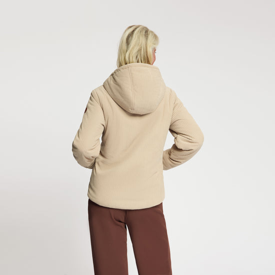 Steffy Women - Winter Jacket - Corduroy - Sand MV3