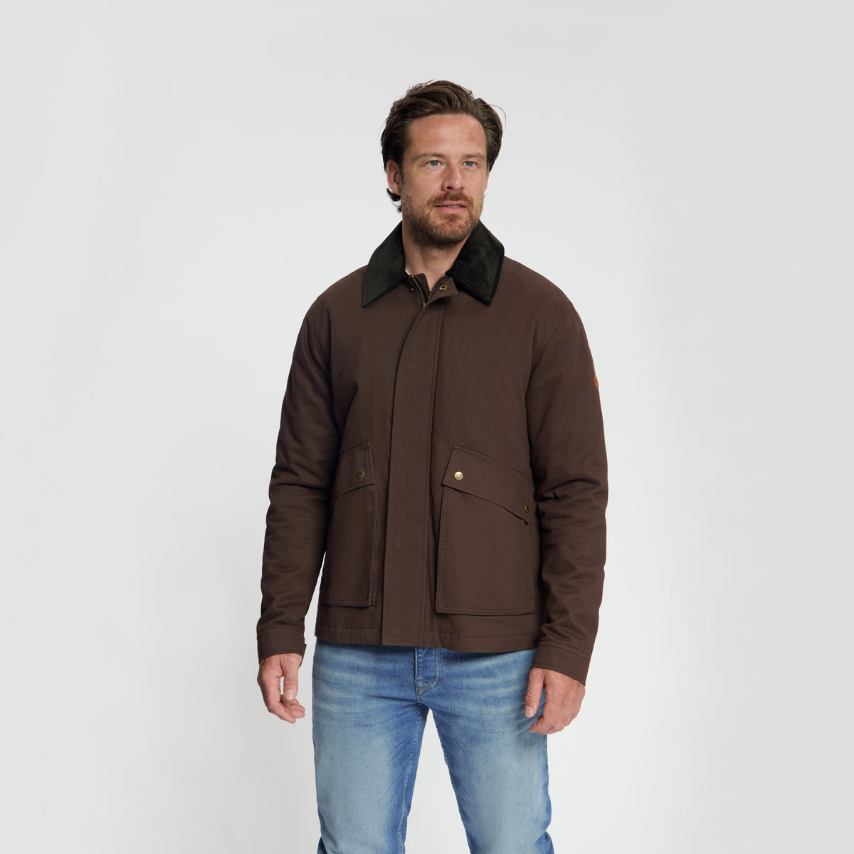 Wesley Men - Barn Jacket - Dark Brown MV