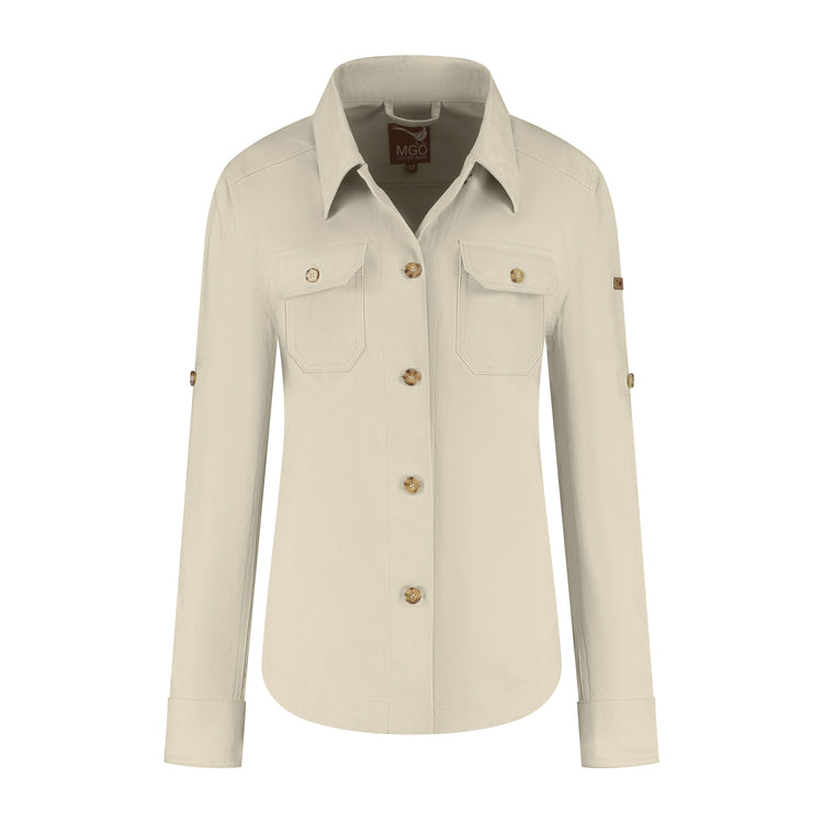 Courtney Women - Over-shirt - Sand F