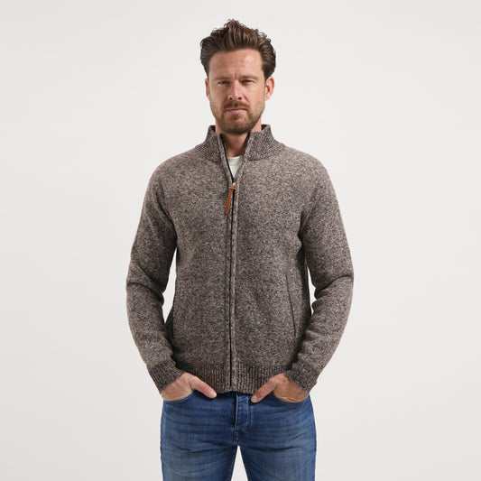 Patrick Men - Outdoor Vest - Fleece - Dark Brown MV