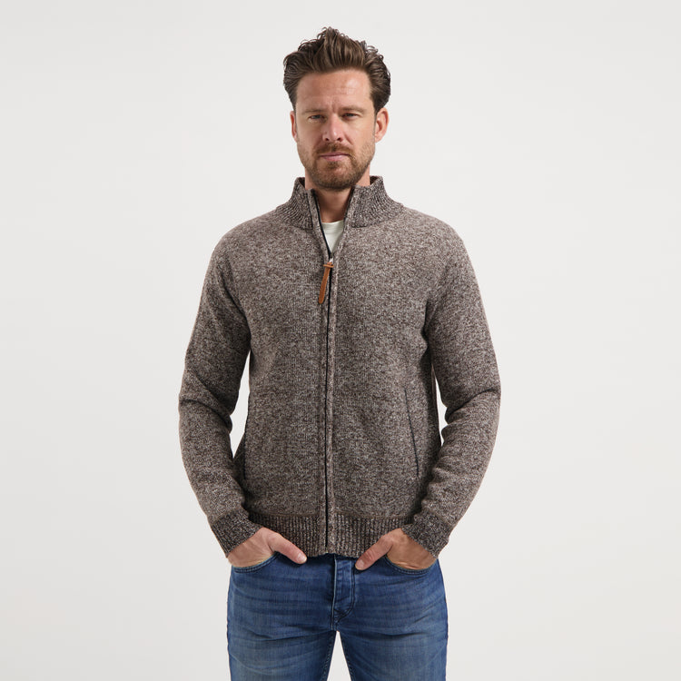 Patrick Men - Outdoor Vest - Fleece - Dark Brown MV