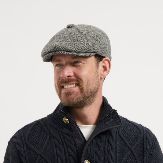 Wooler Dark Wooler Men - Cap - Wool - Grey MV