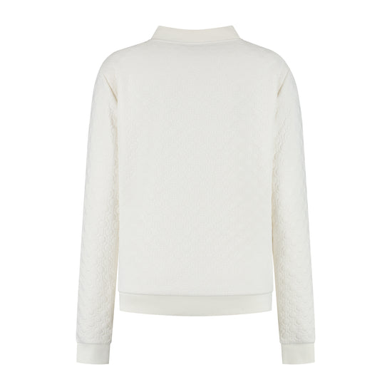 Francis Women - Outdoor cardigan - Fleece lining - Off-white B