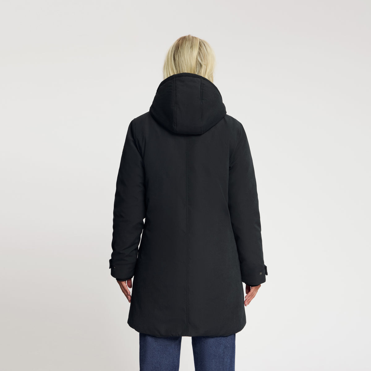 Sarah Women - Mid-Length Winter Coat - Black MV3