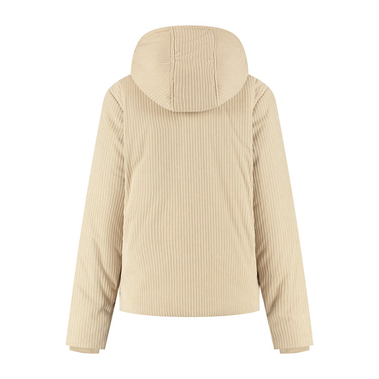 Steffy Women - Winter Jacket - Corduroy - Sand B