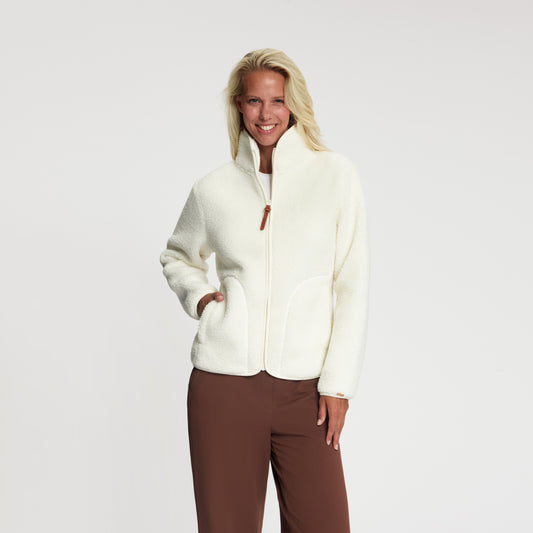 Tara Women - Outdoor Vest - Teddy - Off-White MV