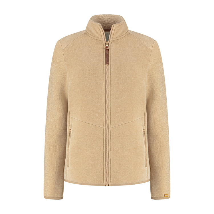 Holly Women - Outdoor Vest - Fleece - Sand F