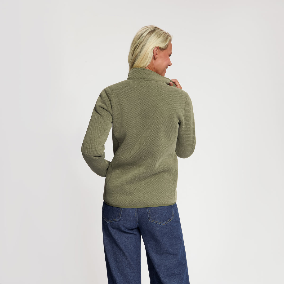 June Women - Outdoor Vest - Teddy Lining - Green MV3