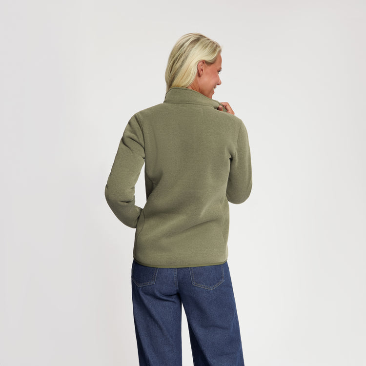 June Women - Outdoor Vest - Teddy Lining - Green MV3