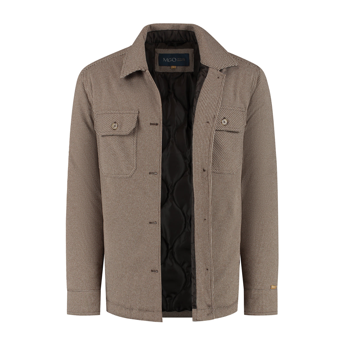 Duke Men - Shacket - Lightweight jacket - Padded shirt - Brown CVO
