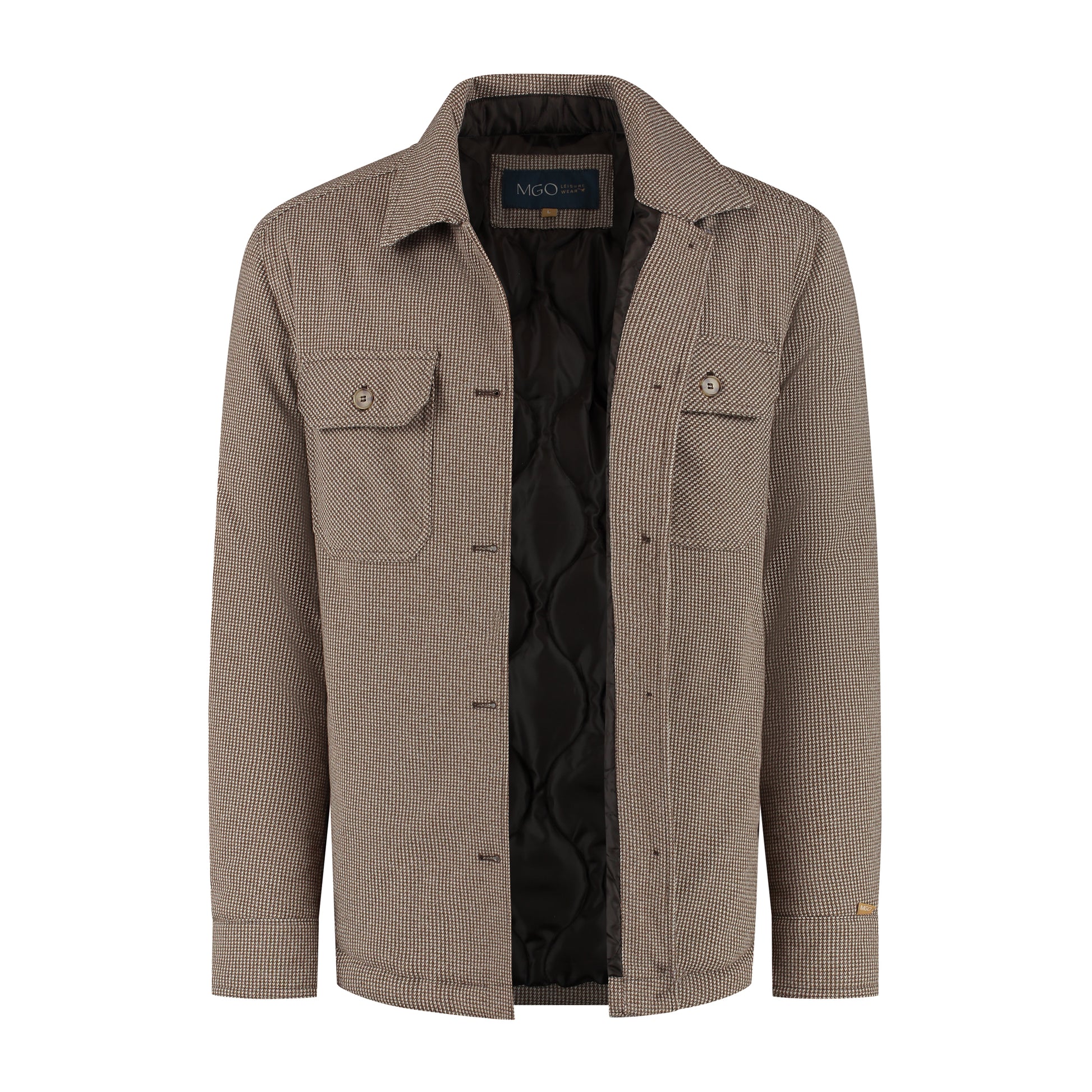 Duke Men - Shacket - Lightweight jacket - Padded shirt - Brown CVO