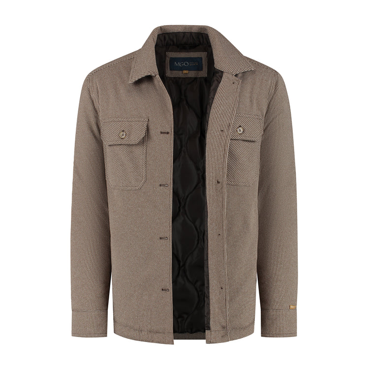 Duke Men - Shacket - Lightweight jacket - Padded shirt - Brown CVO