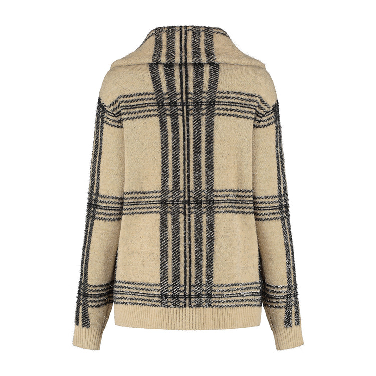 Yana Women - Knitted Outdoor Vest - Sand B