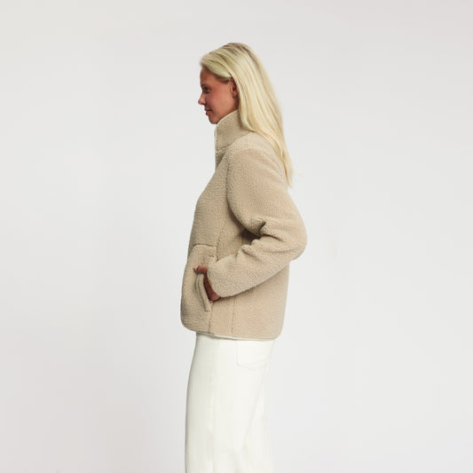Tara Women - Outdoor Vest - Teddy - Sand MV2
