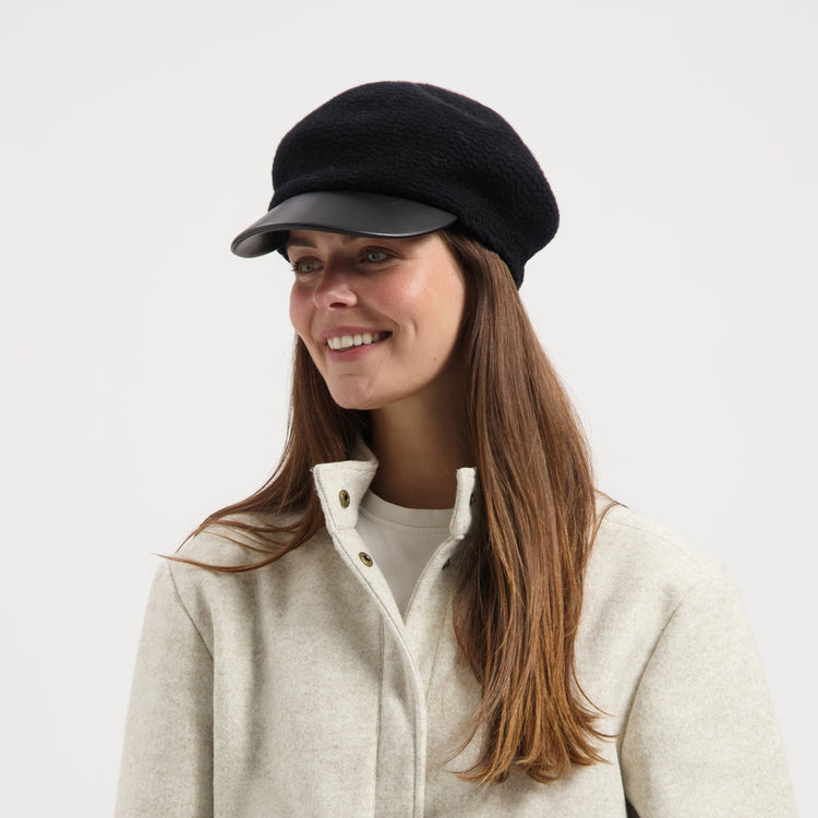 Mandy Women - Cap - Wool - Black MV