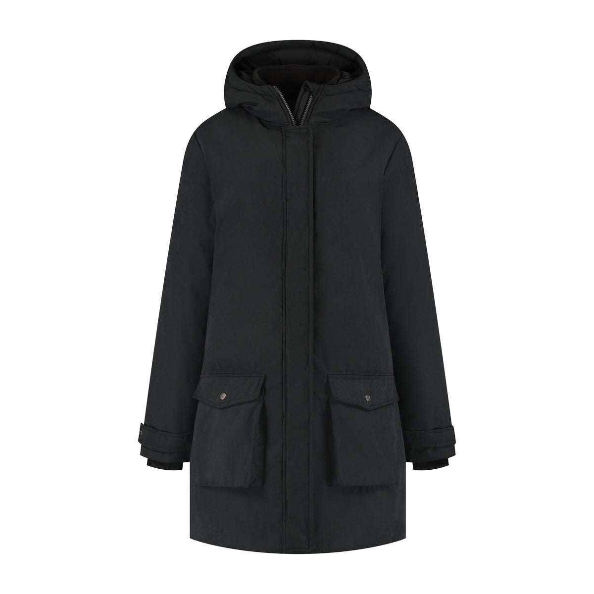 Sarah Women - Mid-Length Winter Coat - Black F