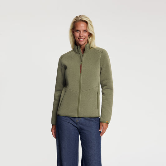 June Women - Outdoor Vest - Teddy Lining - Green MV
