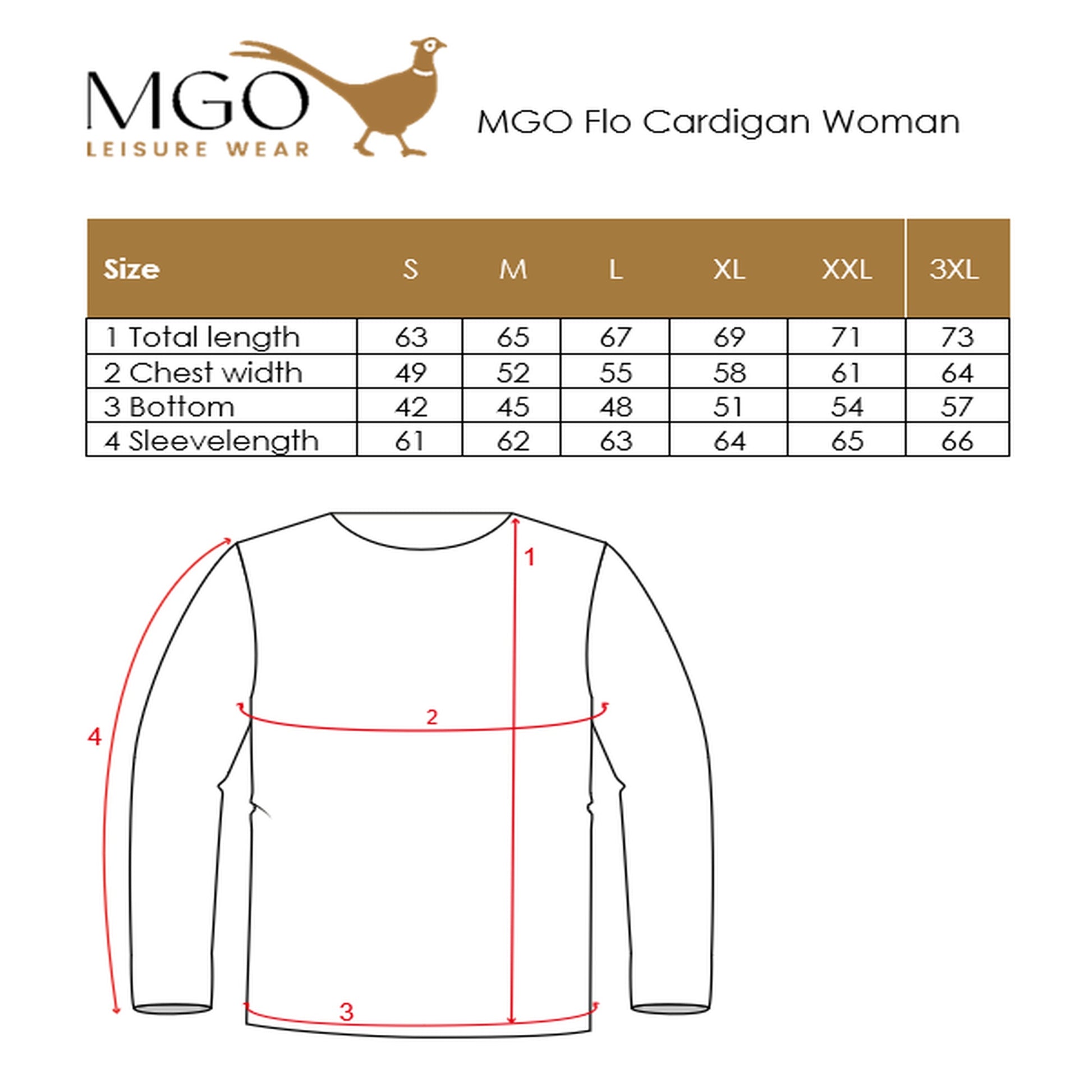 Flo Women - Outdoor cardigan - Off-white SC