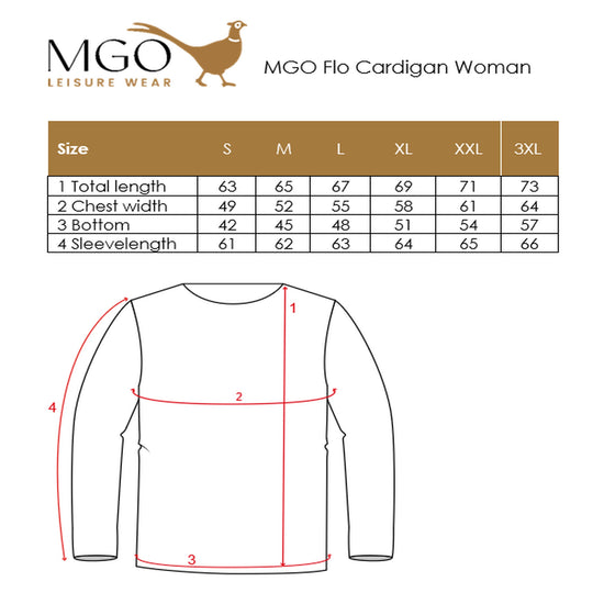Flo Women - Outdoor cardigan - Green SC