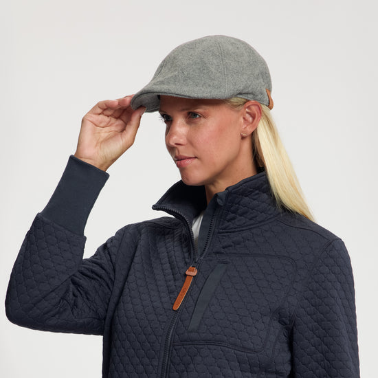 Thorne - Flat Cap - Wool Blend - Gray MV2