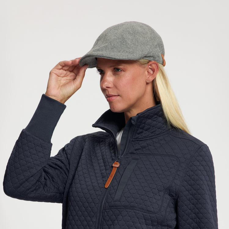 Thorne - Flat Cap - Wool Blend - Gray MV2