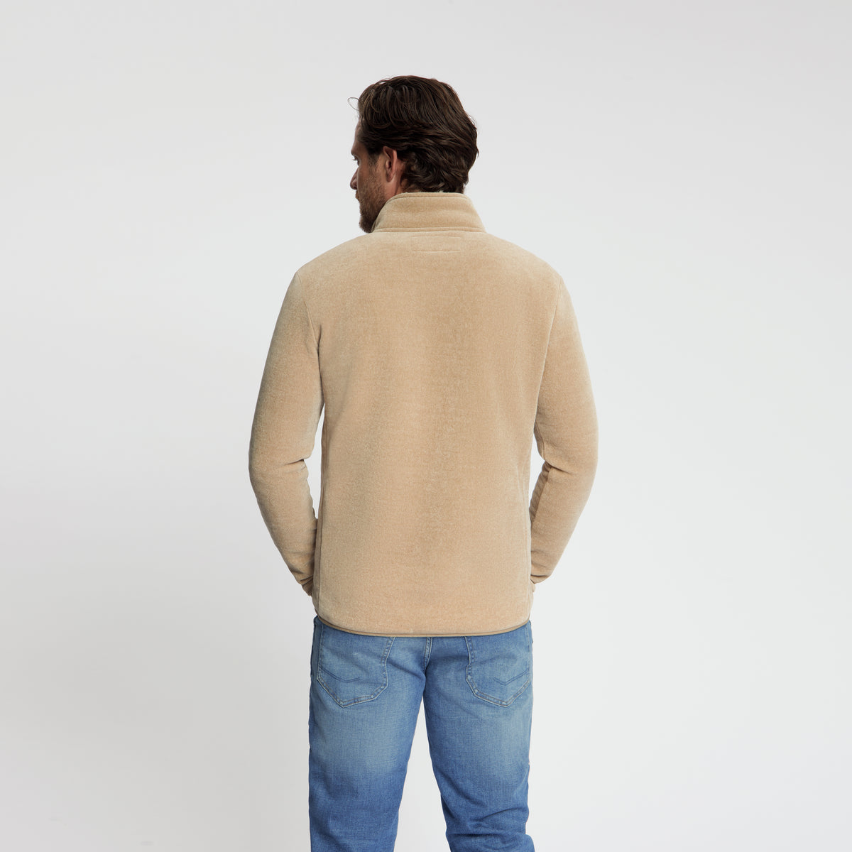 Helmer Men - Outdoor Vest - Fleece - Sand MV3