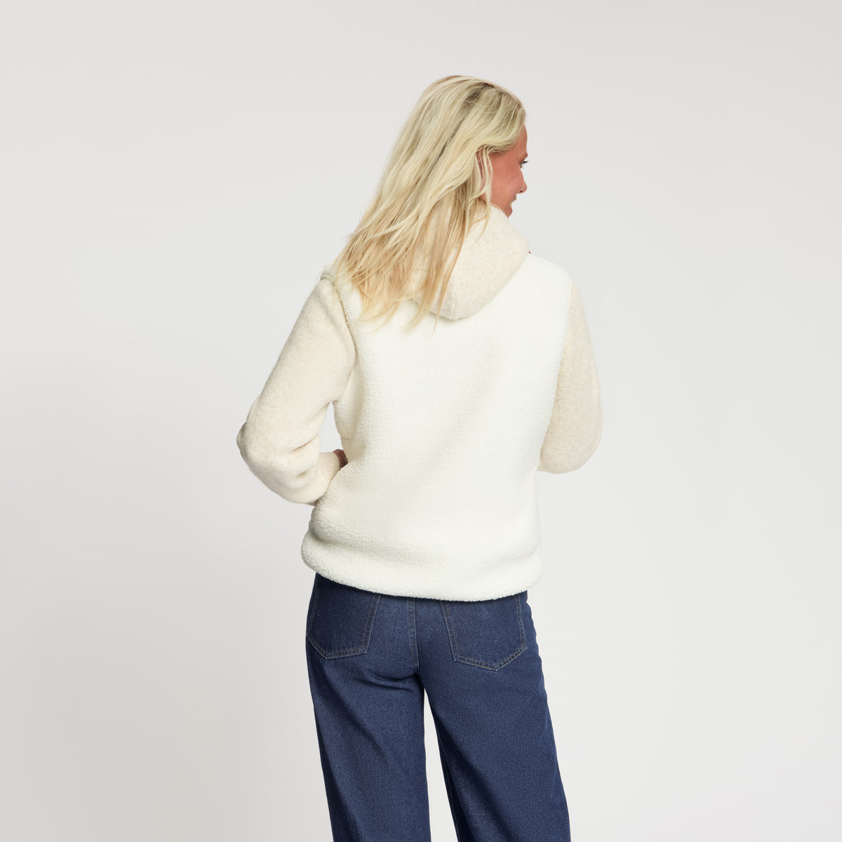 Maya Women - Outdoor Bodywarmer - Teddy - Off-White MV3