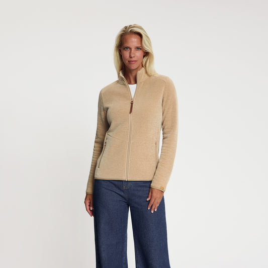 Holly Women - Outdoor Vest - Fleece - Sand MV