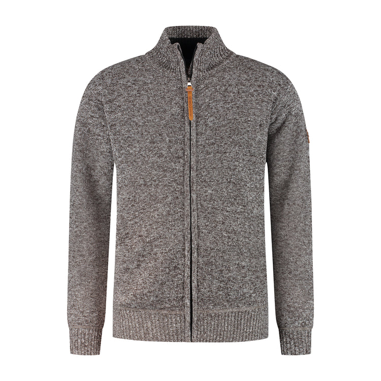 Pine Men - Cardigan - Brown F