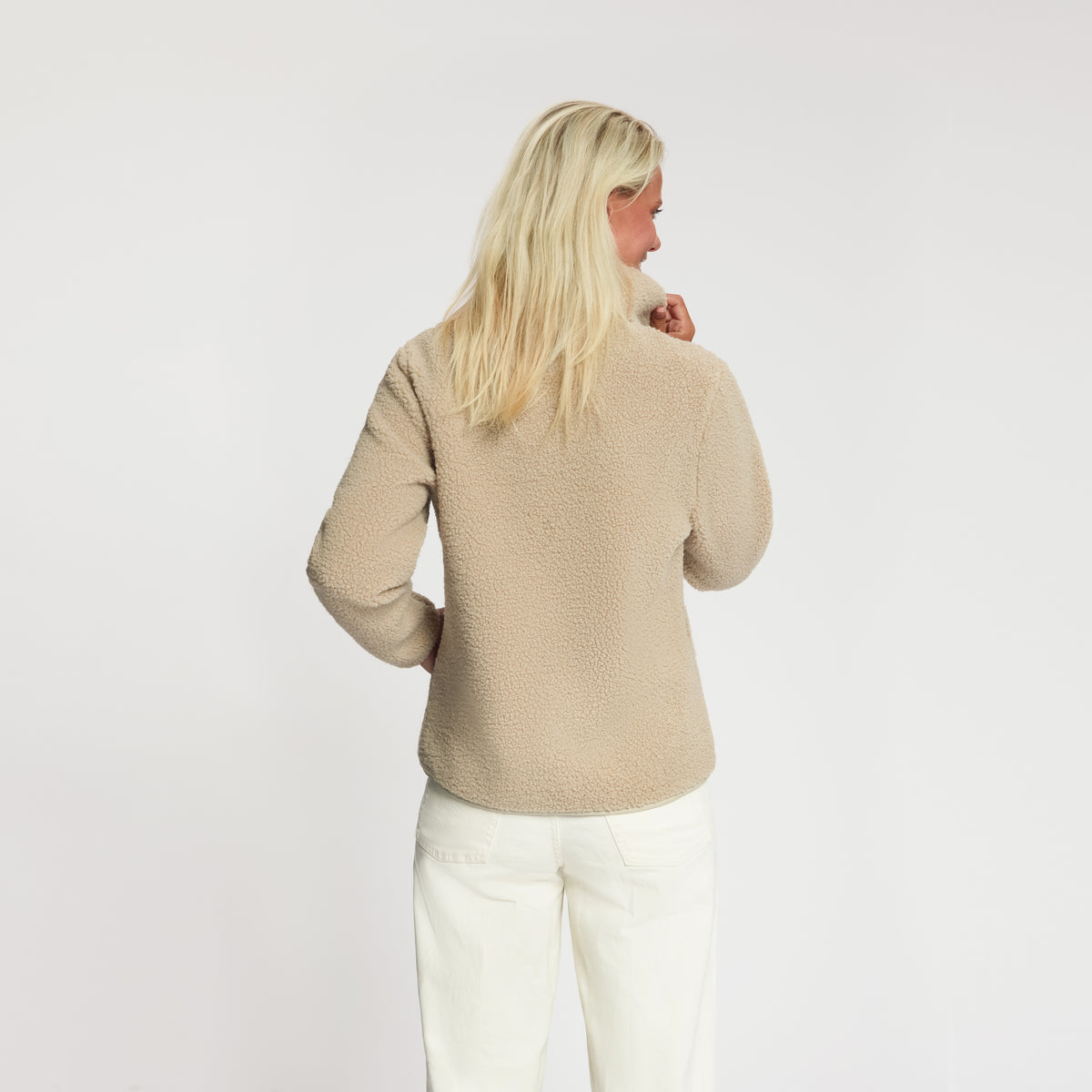 Tara Women - Outdoor Vest - Teddy - Sand MV3