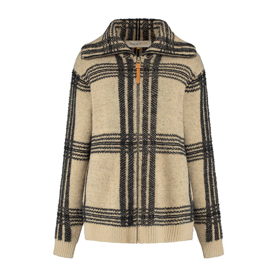 Yana Women - Knitted Outdoor Vest - Sand F