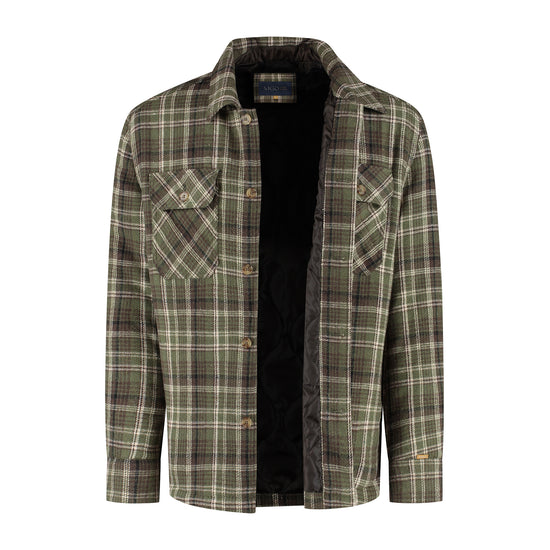 Duke Men - Shacket - Lightweight jacket - Padded shirt - Green CVO