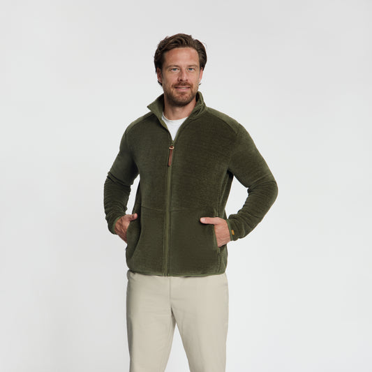 Helmer Men - Outdoor Vest - Fleece - Green MV
