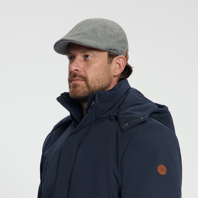 Thorne - Flat Cap - Wool Blend - Gray MV