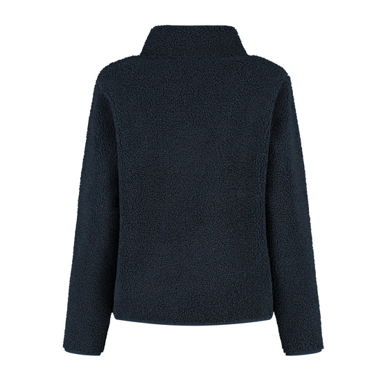 Teddy Women - Outdoor cardigan - Teddy fleece - Navy B